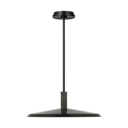 Visual Comfort Modern Saucer Direct 1Lt 18" Pendant, BZ/Brass - AKPD682WDBZDB