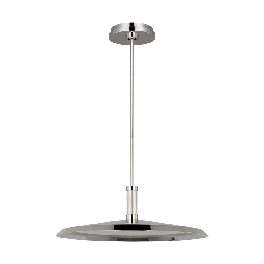Visual Comfort Modern Saucer Direct 1 Light 18" Pendant, PN