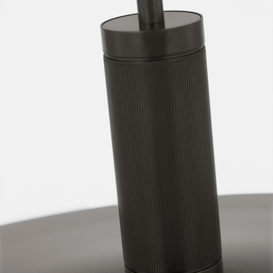 Visual Comfort Modern Saucer Direct 1Lt 24" Pendant, BZ/Brass