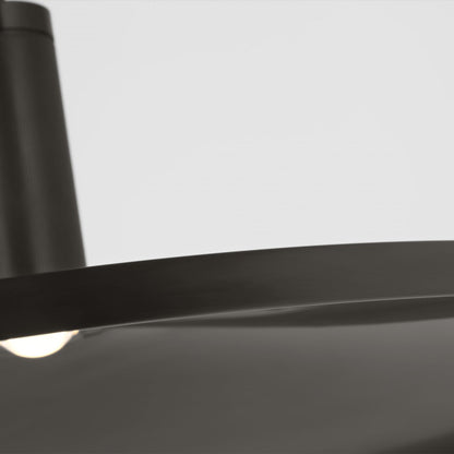 Visual Comfort Modern Saucer Direct 1Lt 24" Pendant, BZ/Brass