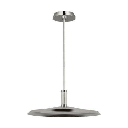 Visual Comfort Modern Saucer Direct 1 Light 24" Pendant, PN