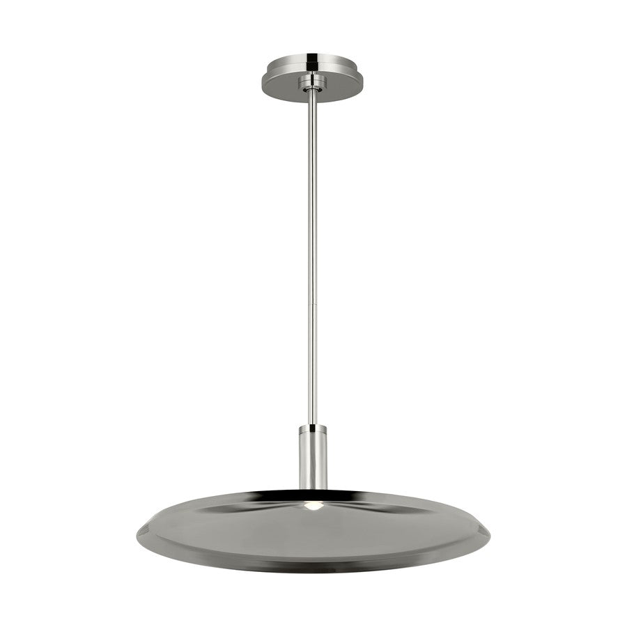 Visual Comfort Modern Saucer Direct 1 Light 24" Pendant, PN