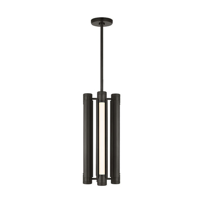 Visual Comfort Modern Capa 4 Light 10.5" Pendant, Bronze - AKPD690WDBZ