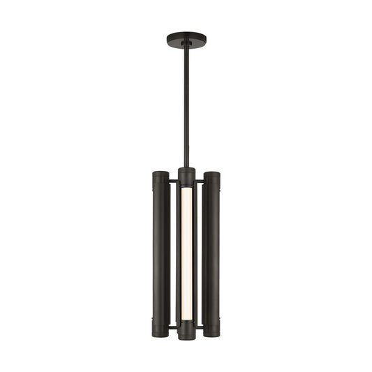 Visual Comfort Modern Capa 4 Light 10.5" Pendant, Bronze - AKPD690WDBZ