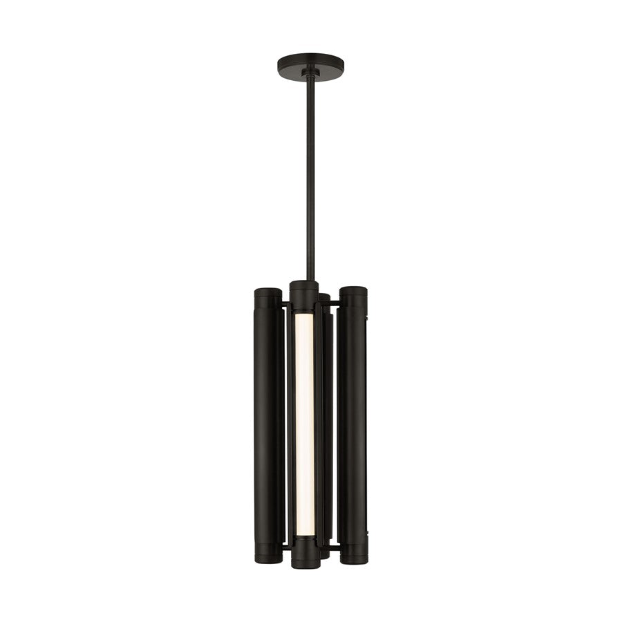 Visual Comfort Modern Capa 4 Light 10.5" Pendant, Bronze