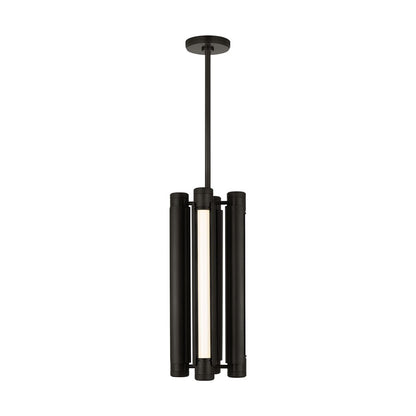 Visual Comfort Modern Capa 4 Light 10.5" Pendant, Bronze