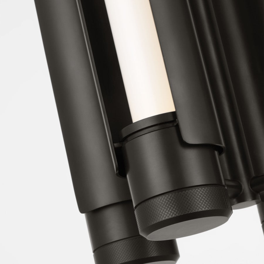 Visual Comfort Modern Capa 4 Light 10.5" Pendant, Bronze