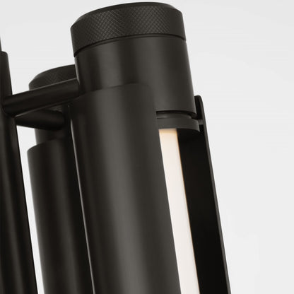 Visual Comfort Modern Capa 4 Light 10.5" Pendant, Bronze