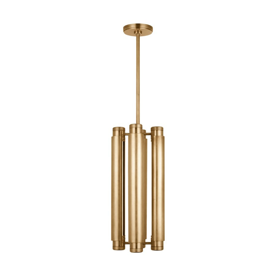 Visual Comfort Modern Capa 4 Light 10.5" Pendant, Brass