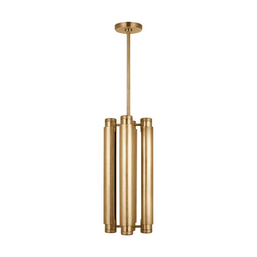 Visual Comfort Modern Capa 4 Light 10.5" Pendant, Brass