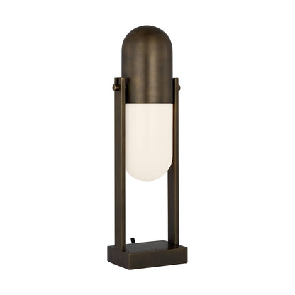 Visual Comfort Modern Capsule 1 Light 5.2" Table Lamp, Brass