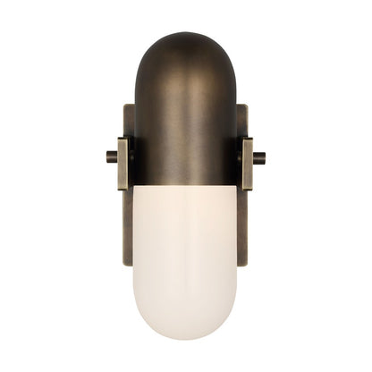 Visual Comfort Modern Capsule 1 Light 3.9" Sconce, Brass - AKWS600WDDBMG