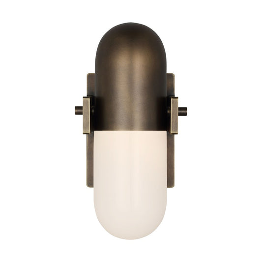 Visual Comfort Modern Capsule 1 Light 3.9" Sconce, Brass - AKWS600WDDBMG