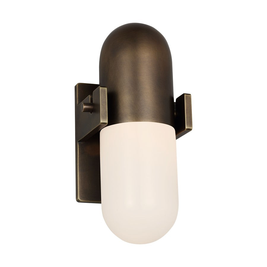 Visual Comfort Modern Capsule 1 Light 3.9" Sconce, Brass