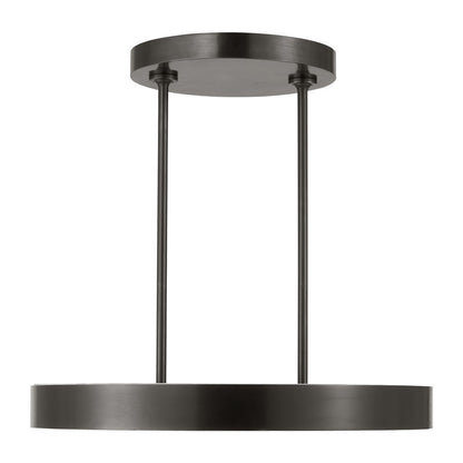 Visual Comfort Modern Wyllis 1 Light 24" Chandelier, Bronze