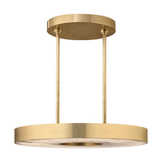 Visual Comfort Modern Wyllis 1 Light 24" Chandelier, Brass - KWCH70127HABALB