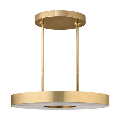 Visual Comfort Modern Wyllis 1 Light 24" Chandelier, Brass