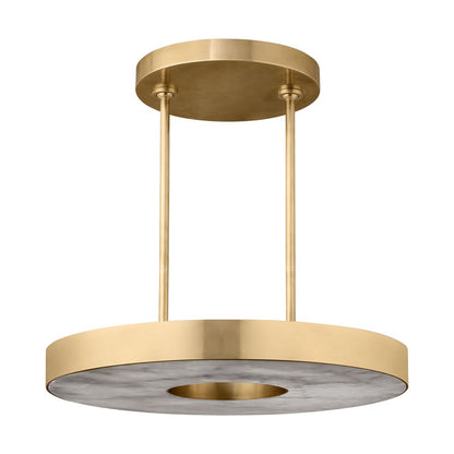 Visual Comfort Modern Wyllis 1 Light 24" Chandelier, Brass