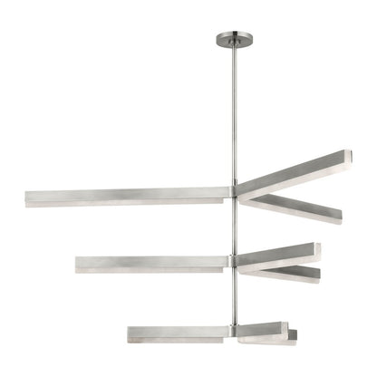 Visual Comfort Modern Linea 9 Light 56" Chandelier, NK