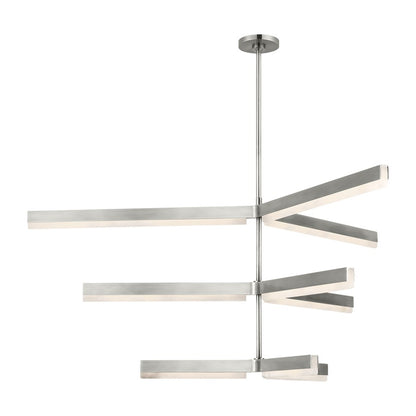 Visual Comfort Modern Linea 9 Light 56" Chandelier, NK