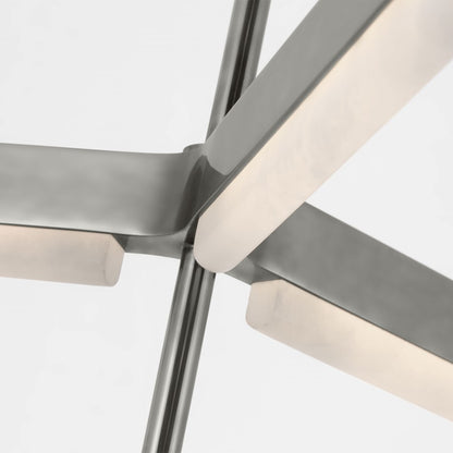 Visual Comfort Modern Linea 9 Light 56" Chandelier, NK