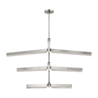 Visual Comfort Modern Linea 9 Light 56" Chandelier, NK
