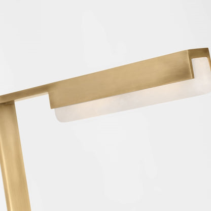 Visual Comfort Modern Linea 1 Light 16.1" Floor Lamp, Brass