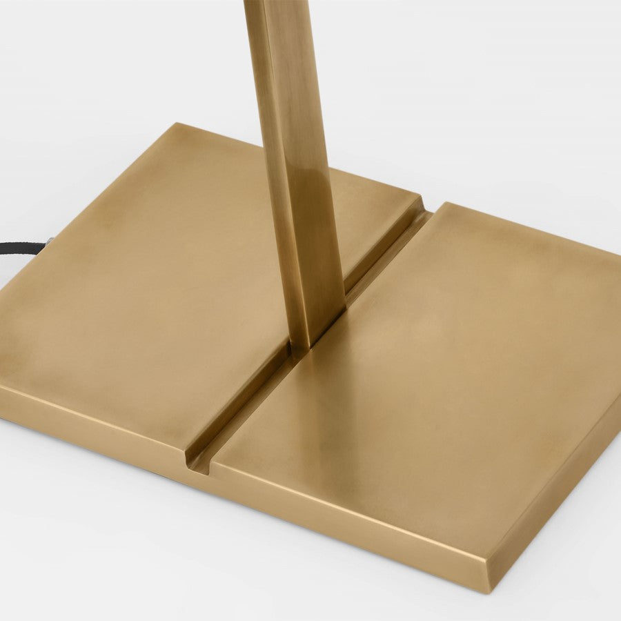 Visual Comfort Modern Linea 1 Light 16.1" Floor Lamp, Brass