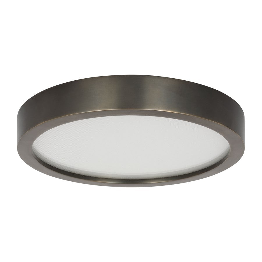 Visual Comfort Modern Cerne 1 Light 13" Flush Mount/277V, DBZ