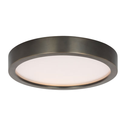 Visual Comfort Modern Cerne 1 Light 13" Flush Mount/277V, DBZ