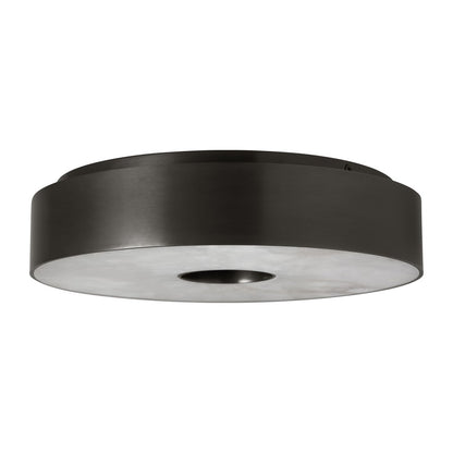 Visual Comfort Modern Wyllis 1 Light 12" Flush Mount, Bronze