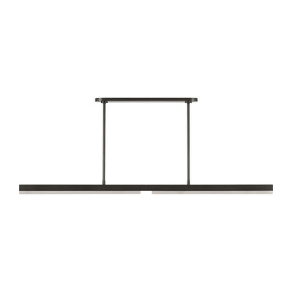 Visual Comfort Modern Linea 1 Light 60" Chandelier, Bronze