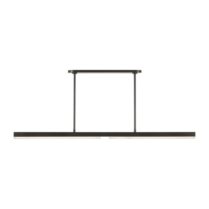 Visual Comfort Modern Linea 1 Light 60" Chandelier, Bronze