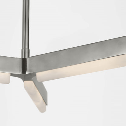 Visual Comfort Modern Linea 5 Light 54.6" Chandelier, NK