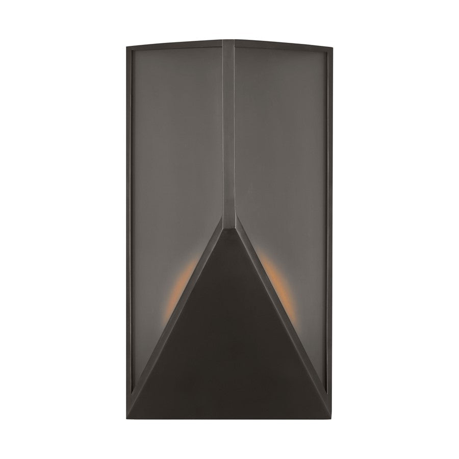 Visual Comfort Modern Punto 9" Outdoor Wall Lantern, BZ