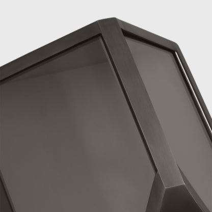 Visual Comfort Modern Punto 7" Outdoor Wall Lantern, BZ