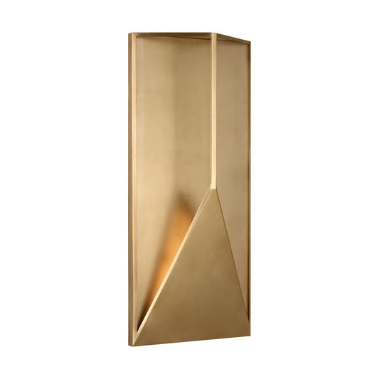Visual Comfort Modern Punto 30" Outdoor Wall Lantern, Brass - KWOWS69427HABCG