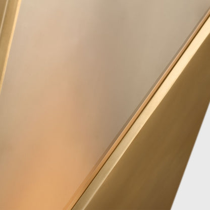 Visual Comfort Modern Punto 30" Outdoor Wall Lantern, Brass