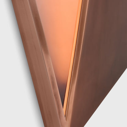 Visual Comfort Modern Punto 30" Outdoor Wall Lantern, Copper