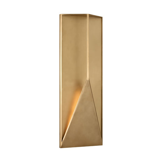 Visual Comfort Modern Punto 38" Outdoor Wall Lantern, Brass - KWOWS69527HABCG