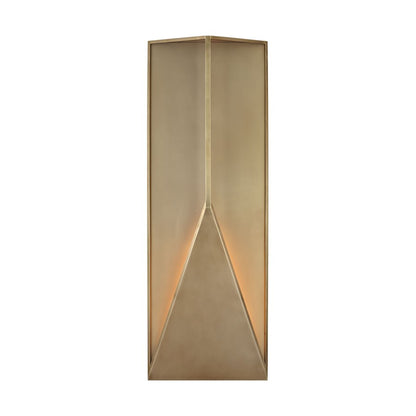 Visual Comfort Modern Punto 38" Outdoor Wall Lantern, Brass