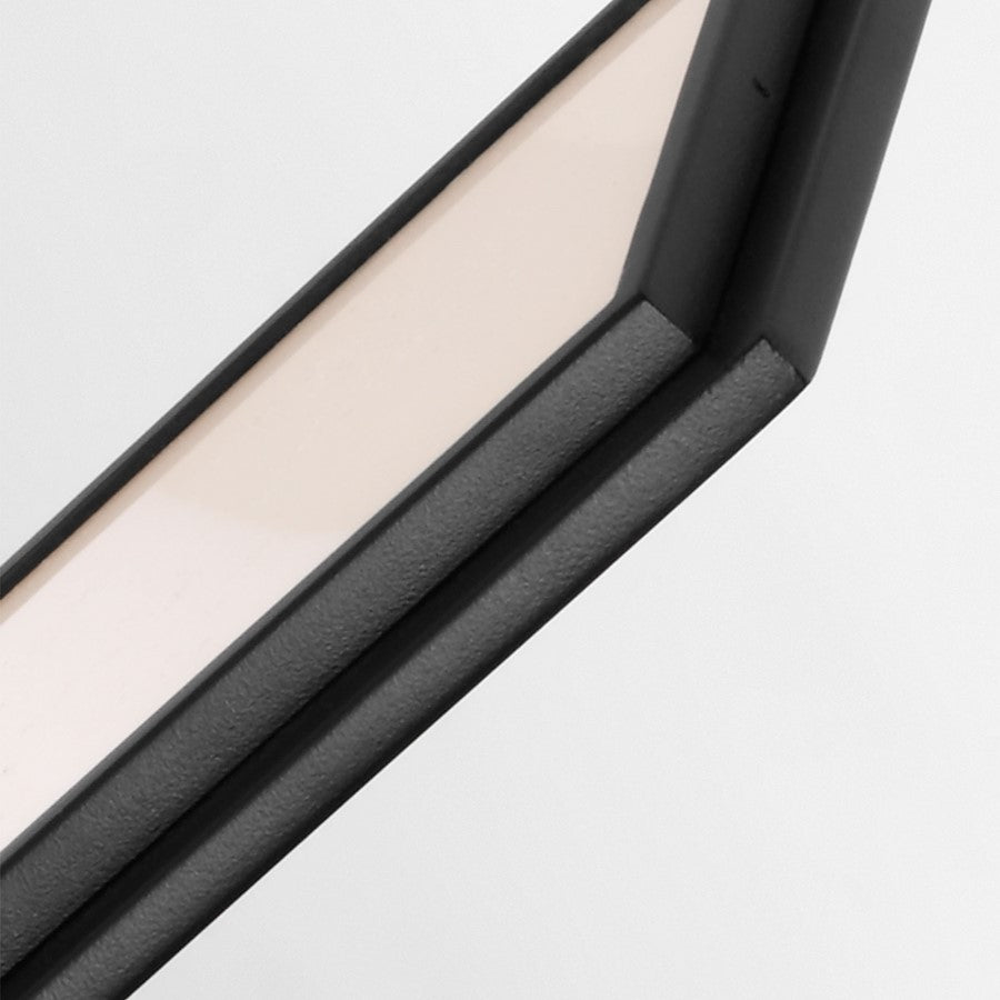 Visual Comfort Modern Angolo 18" Outdoor Wall Lantern, Outdoor BK