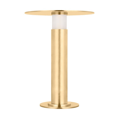 Visual Comfort Modern Miguel 7.5" Rechargeable Table Lamp, Brass - KWTB61527HAB
