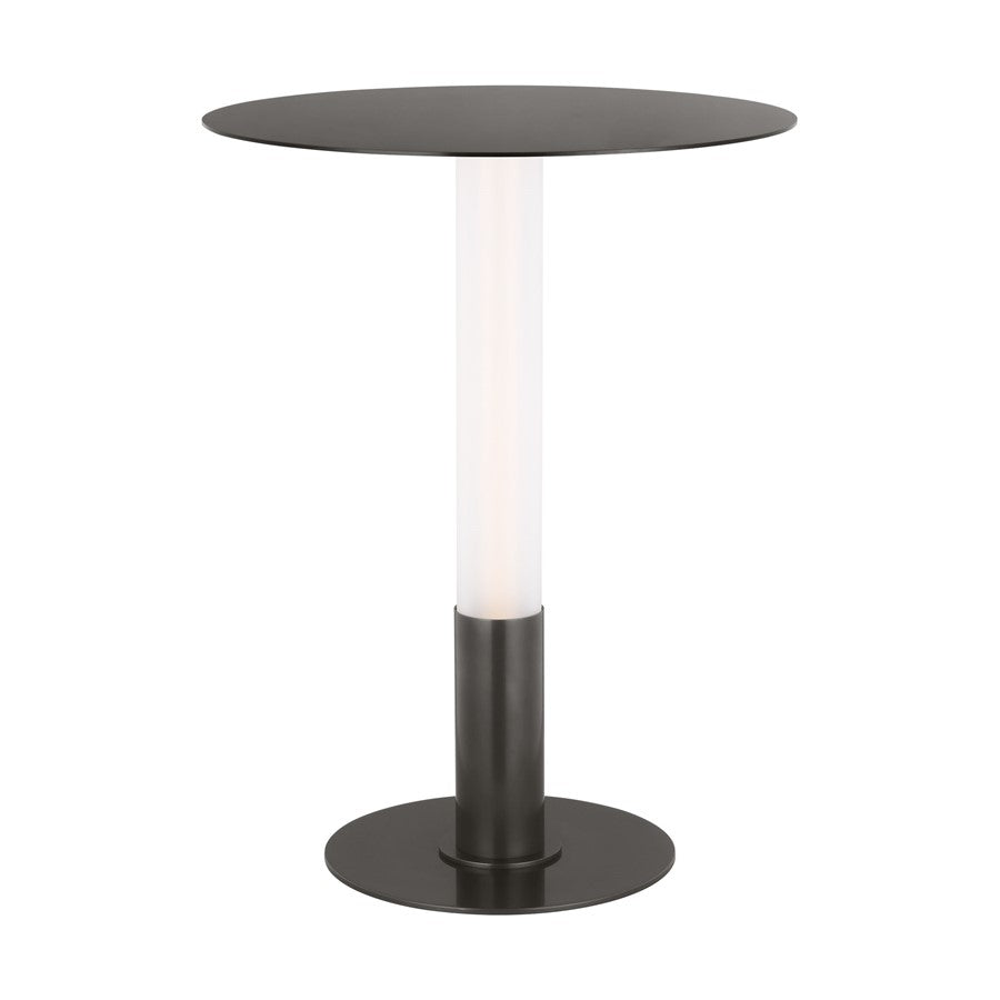 Visual Comfort Modern Miguel 16" Rechargeable Table Lamp, BZ