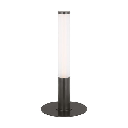 Visual Comfort Modern Miguel 16" Rechargeable Table Lamp, BZ