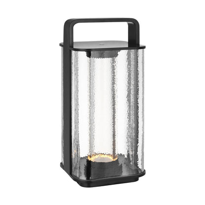 Visual Comfort Modern Flacara 15" Rechargeable Lantern, BZ