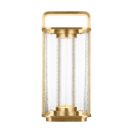 Visual Comfort Modern Flacara 15" Rechargeable Lantern, Brass - KWTB61727HABCG