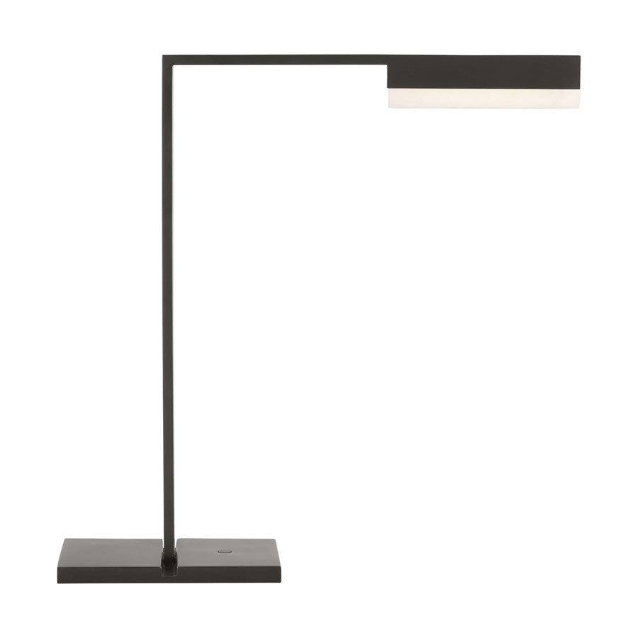 Visual Comfort Modern Linea 1 Light 15.1" Table Lamp, Bronze - KWTB71327BZALB