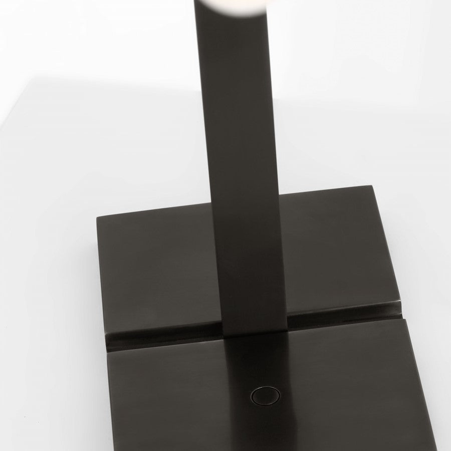 Visual Comfort Modern Linea 1 Light 15.1" Table Lamp, Bronze