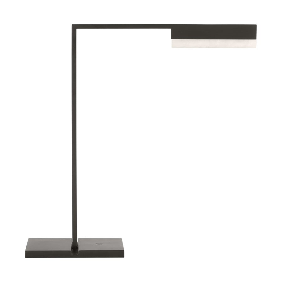 Visual Comfort Modern Linea 1 Light 15.1" Table Lamp, Bronze